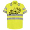 Men's High Visibility Safety Short Sleeve Work Shirt Thumbnail