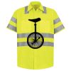 Men's High Visibility Safety Short Sleeve Work Shirt Thumbnail