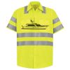 Men's High Visibility Safety Short Sleeve Work Shirt Thumbnail