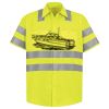 Men's High Visibility Safety Short Sleeve Work Shirt Thumbnail