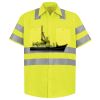 Men's High Visibility Safety Short Sleeve Work Shirt Thumbnail