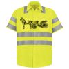 Men's High Visibility Safety Short Sleeve Work Shirt Thumbnail