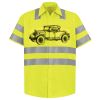 Men's High Visibility Safety Short Sleeve Work Shirt Thumbnail