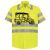 Men's High Visibility Safety Short Sleeve Work Shirt Thumbnail
