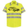 Men's High Visibility Safety Short Sleeve Work Shirt Thumbnail
