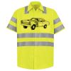Men's High Visibility Safety Short Sleeve Work Shirt Thumbnail