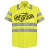 Men's High Visibility Safety Short Sleeve Work Shirt Thumbnail
