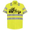 Men's High Visibility Safety Short Sleeve Work Shirt Thumbnail