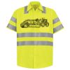 Men's High Visibility Safety Short Sleeve Work Shirt Thumbnail