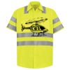 Men's High Visibility Safety Short Sleeve Work Shirt Thumbnail