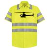 Men's High Visibility Safety Short Sleeve Work Shirt Thumbnail