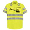 Men's High Visibility Safety Short Sleeve Work Shirt Thumbnail