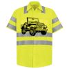 Men's High Visibility Safety Short Sleeve Work Shirt Thumbnail