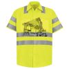 Men's High Visibility Safety Short Sleeve Work Shirt Thumbnail