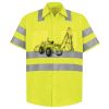 Men's High Visibility Safety Short Sleeve Work Shirt Thumbnail