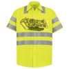 Men's High Visibility Safety Short Sleeve Work Shirt Thumbnail