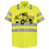 Men's High Visibility Safety Short Sleeve Work Shirt Thumbnail