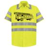 Men's High Visibility Safety Short Sleeve Work Shirt Thumbnail