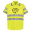 Men's High Visibility Safety Short Sleeve Work Shirt Thumbnail