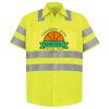 Men's High Visibility Safety Short Sleeve Work Shirt Thumbnail
