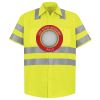 Men's High Visibility Safety Short Sleeve Work Shirt Thumbnail