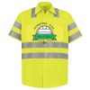 Men's High Visibility Safety Short Sleeve Work Shirt Thumbnail