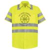 Men's High Visibility Safety Short Sleeve Work Shirt Thumbnail