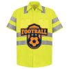 Men's High Visibility Safety Short Sleeve Work Shirt Thumbnail