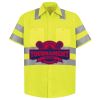 Men's High Visibility Safety Short Sleeve Work Shirt Thumbnail