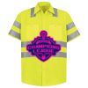 Men's High Visibility Safety Short Sleeve Work Shirt Thumbnail