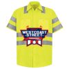 Men's High Visibility Safety Short Sleeve Work Shirt Thumbnail