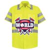 Men's High Visibility Safety Short Sleeve Work Shirt Thumbnail