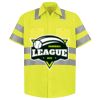 Men's High Visibility Safety Short Sleeve Work Shirt Thumbnail