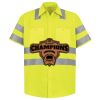 Men's High Visibility Safety Short Sleeve Work Shirt Thumbnail