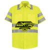Men's High Visibility Safety Short Sleeve Work Shirt Thumbnail