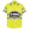 Men's High Visibility Safety Short Sleeve Work Shirt Thumbnail