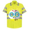 Men's High Visibility Safety Short Sleeve Work Shirt Thumbnail