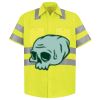 Men's High Visibility Safety Short Sleeve Work Shirt Thumbnail