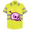 Men's High Visibility Safety Short Sleeve Work Shirt Thumbnail
