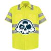Men's High Visibility Safety Short Sleeve Work Shirt Thumbnail