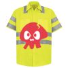 Men's High Visibility Safety Short Sleeve Work Shirt Thumbnail
