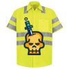 Men's High Visibility Safety Short Sleeve Work Shirt Thumbnail