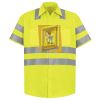 Men's High Visibility Safety Short Sleeve Work Shirt Thumbnail