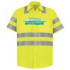 Men's High Visibility Safety Short Sleeve Work Shirt Thumbnail