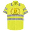 Men's High Visibility Safety Short Sleeve Work Shirt Thumbnail