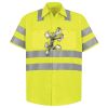 Men's High Visibility Safety Short Sleeve Work Shirt Thumbnail