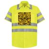 Men's High Visibility Safety Short Sleeve Work Shirt Thumbnail
