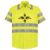 Men's High Visibility Safety Short Sleeve Work Shirt Thumbnail