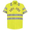 Men's High Visibility Safety Short Sleeve Work Shirt Thumbnail