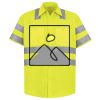 Men's High Visibility Safety Short Sleeve Work Shirt Thumbnail